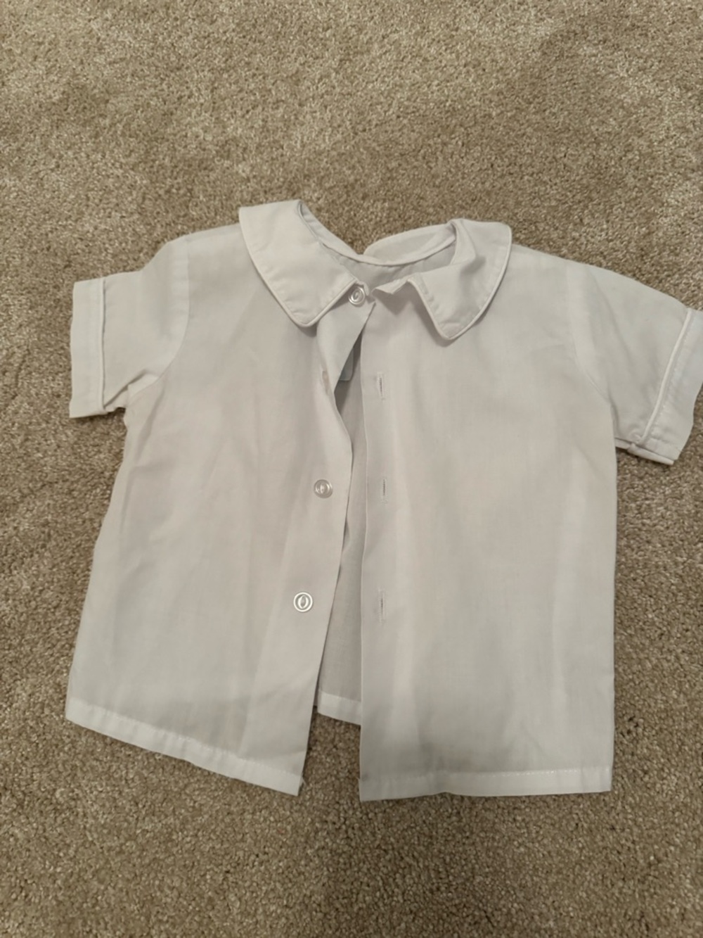 White Peter Pan Collar Blouse - Picture 3 of 3